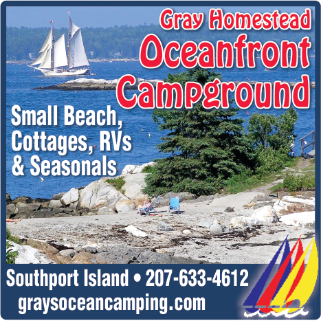Gray Homestead Oceanfront Campground Print Ad