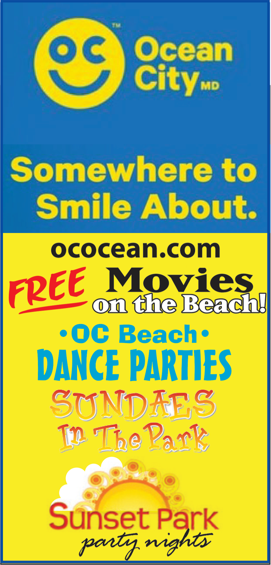OCEAN CITY FUN FAMILY FREE EVENTS Print Ad