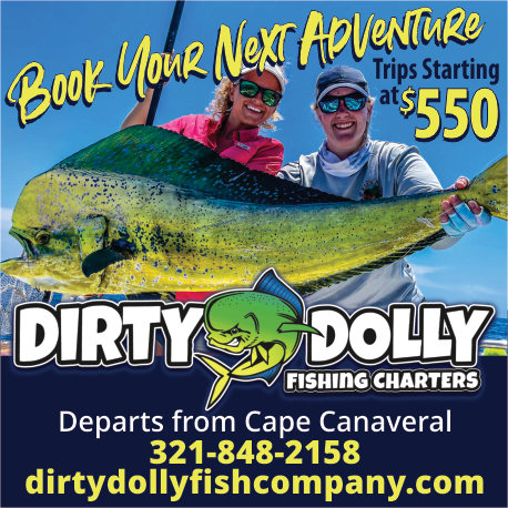 Dirty Dolly Fishing Charters Print Ad