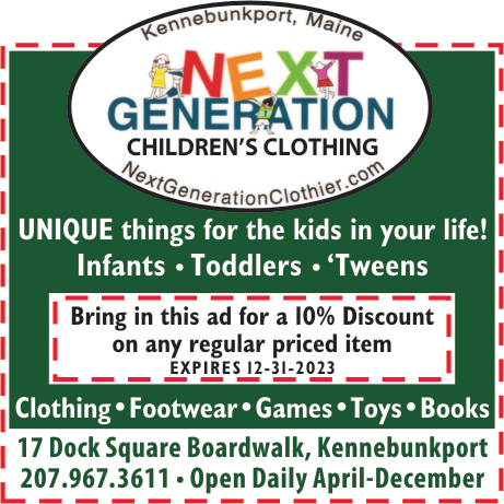 Next Generation Children's Clothing Print Ad