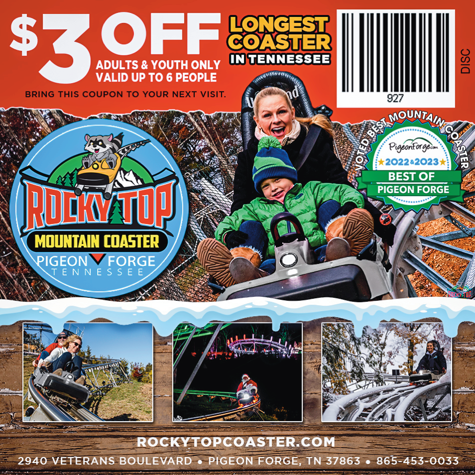 Rocky Top Mountain Coaster Print Ad