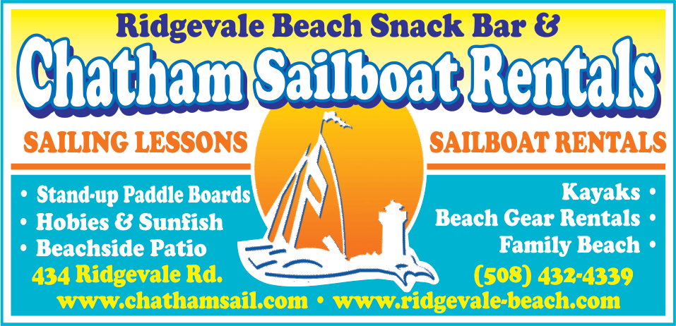 Ridgevale Beach Snack Bar & Boat Rentals Print Ad