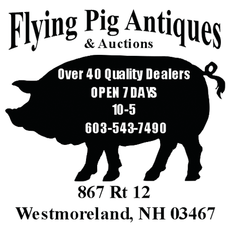 Flying Pig Antiques Print Ad