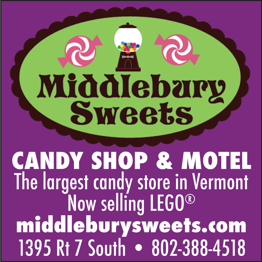 Middlebury Sweets & Motel Print Ad