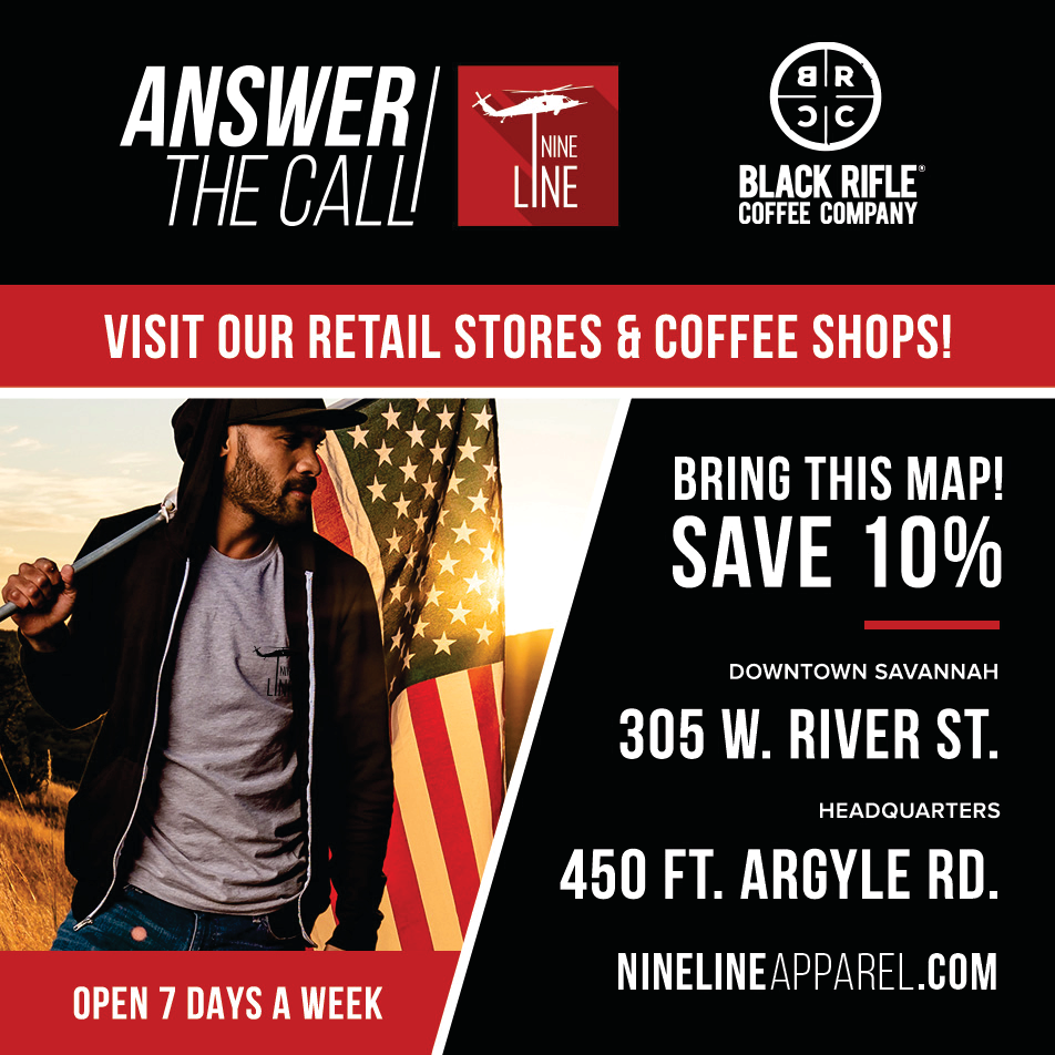 Nine Line & Black Rifle Coffee Company Print Ad
