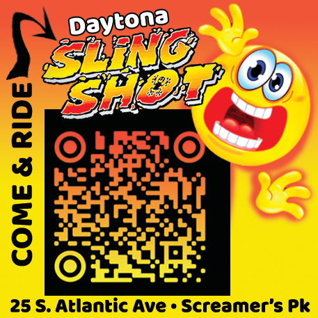 Daytona Beach Sling Shot Print Ad