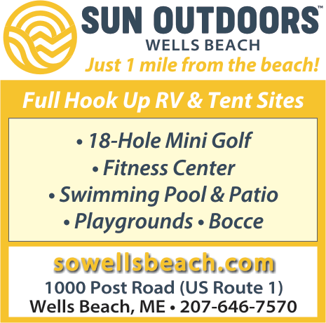 Sun Outdoors Wells Beach Print Ad