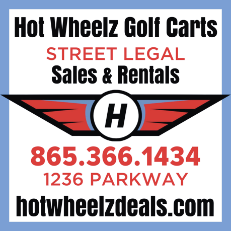 Hot Wheelz Golf Carts Print Ad
