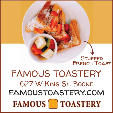 Famous Toastery Print Ad