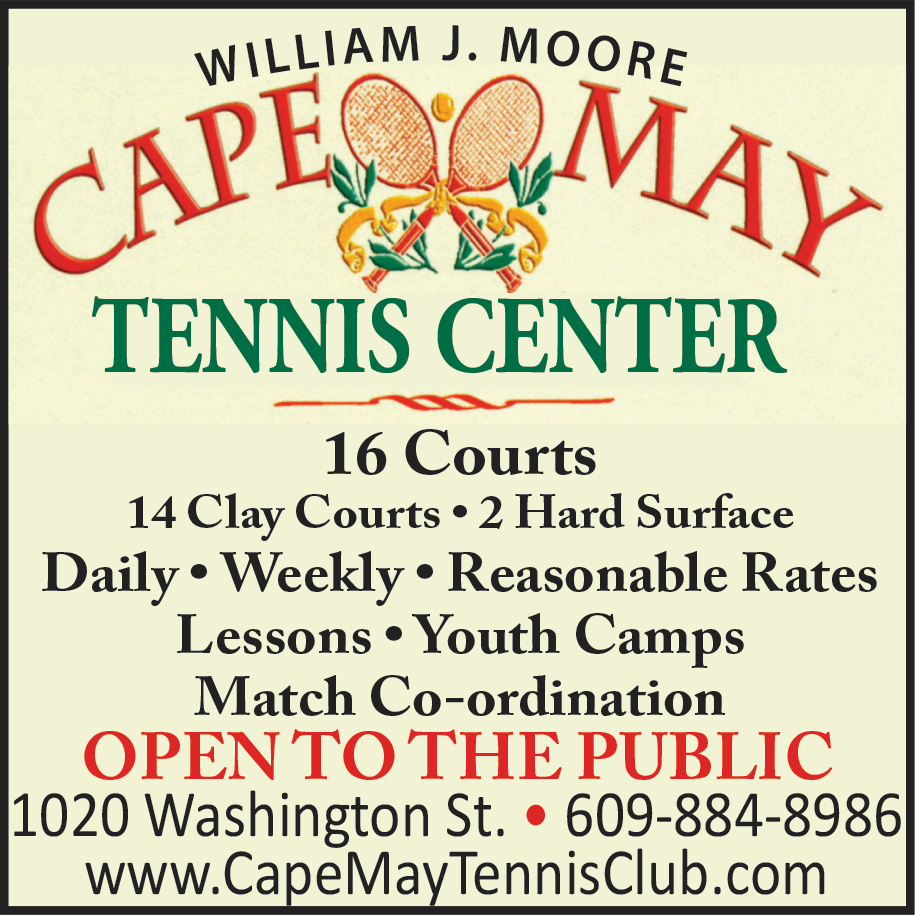 Cape May Tennis Club Print Ad