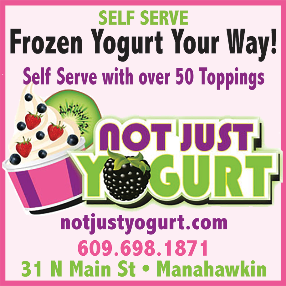 Not Just Yogurt Print Ad