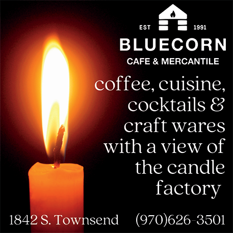 Bluecorn Cafe and Mercentile  Print Ad