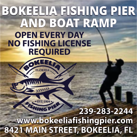 Bokeelia Fishing Pier Print Ad