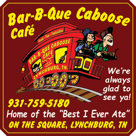 Bar-B-Que Caboose Cafe Print Ad