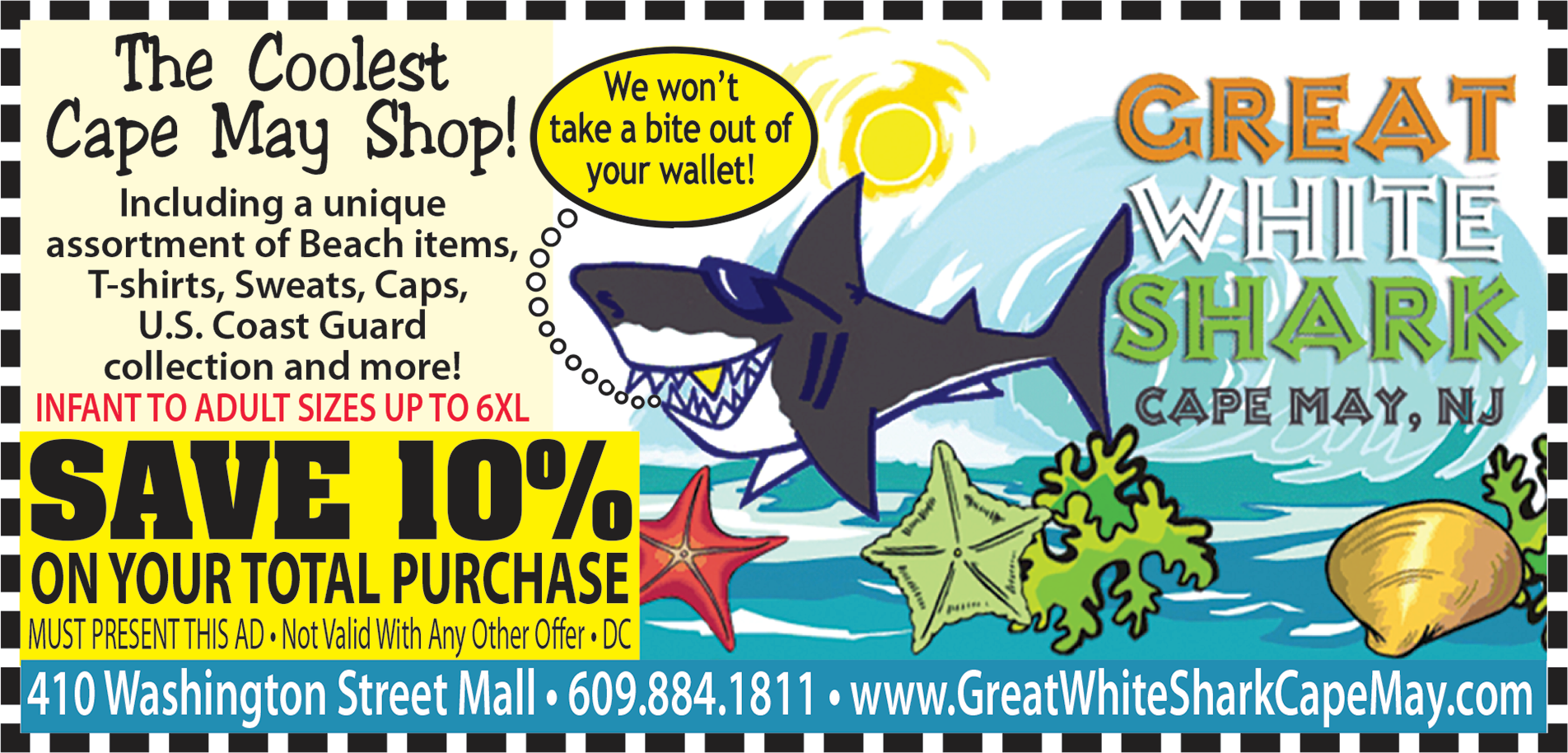 Great White Shark Print Ad