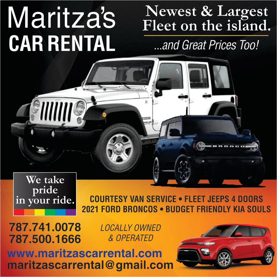 Maritza's Car Rental Print Ad