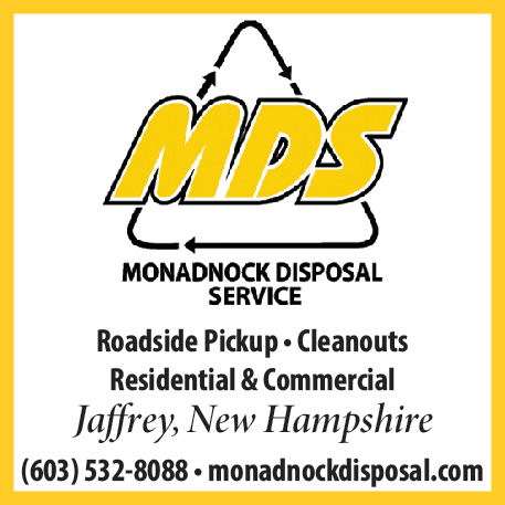 Monadnock Disposal Services Print Ad