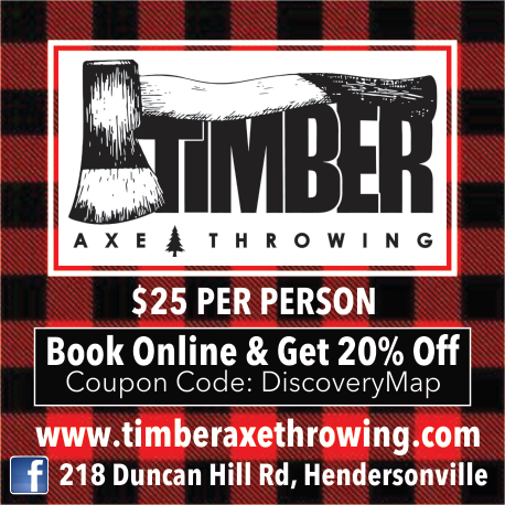 Timber Axe Throwing Print Ad