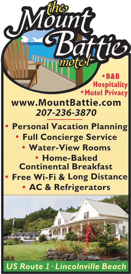 The Mount Battie Motel Print Ad