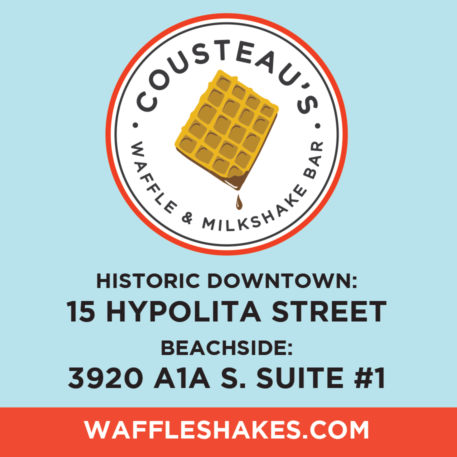 Cousteau's Waffle & Milkshake Bar Print Ad