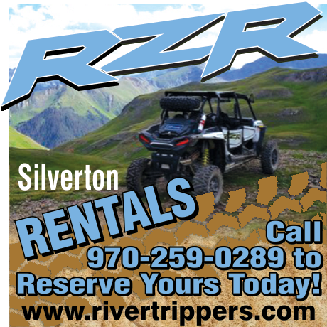 Durango Rivertrippers - RZR Rentals Print Ad