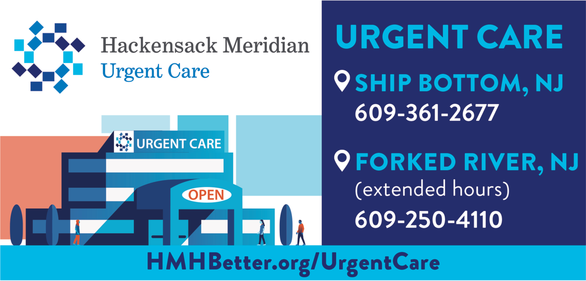 Hackensack Meridian Health Urgent Care Print Ad