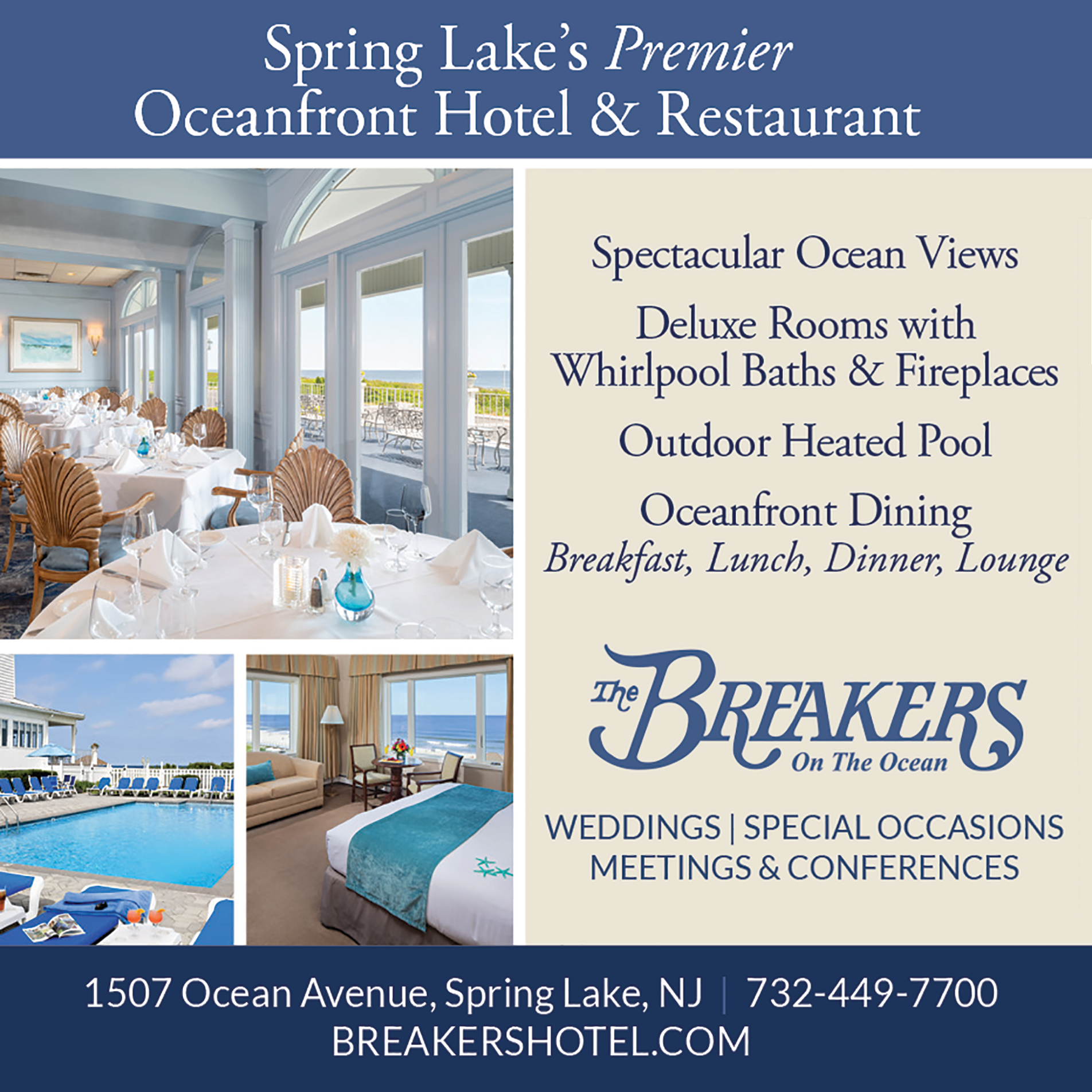 The Breakers On The Ocean Print Ad