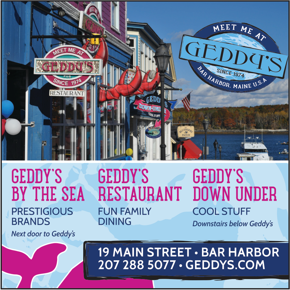 Geddy's Restaurant & Geddy's Down Under Print Ad