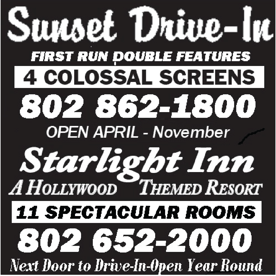 Sunset Drive-In Print Ad