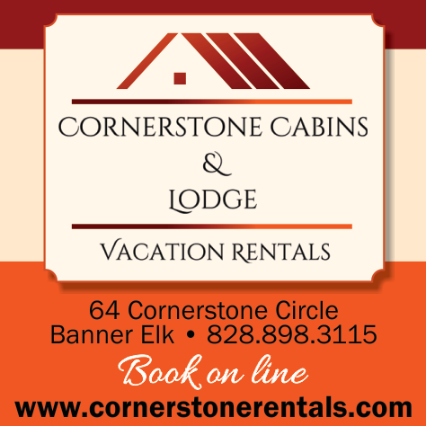 Cornerstone Cabins & Lodge Print Ad