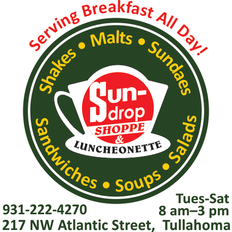 Sundrop Shoppe and Luncheonette Print Ad
