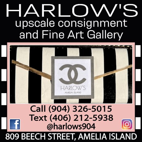Harlow's Fashion Consignment & Art Gallery Print Ad