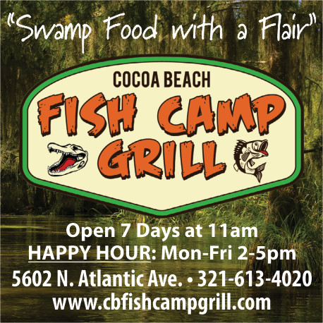 Cocoa Beach Fish Camp Grill Print Ad