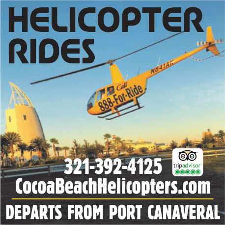 Florida Air Tours Inc. - DBA Cocoa Beach Helicopters Print Ad