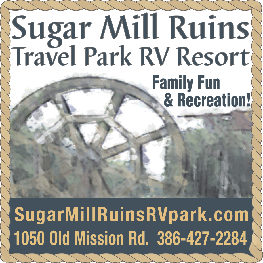 Sugar Mill Ruins Travel Park Print Ad