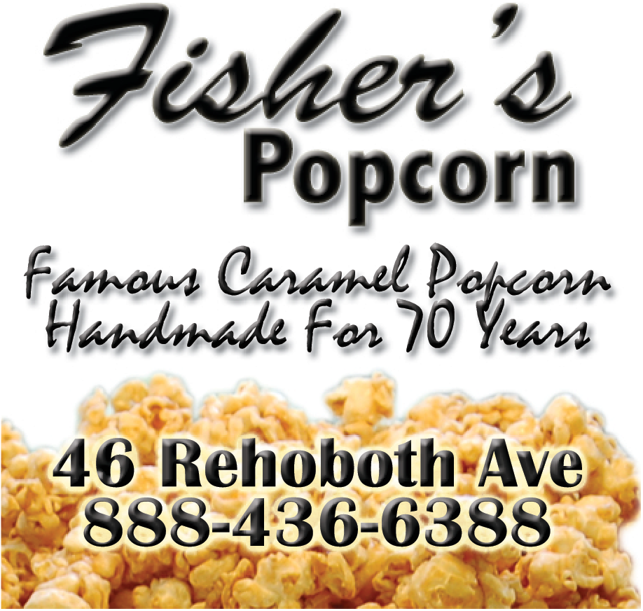Fisher's Popcorn Print Ad