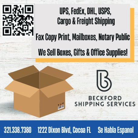 Beckford Shipping Services Print Ad