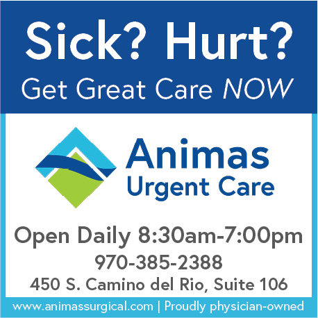 Animas Urgent Care Print Ad