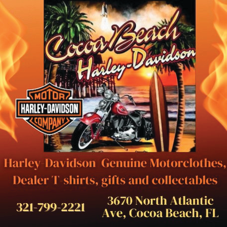 Cocoa Beach Harley Davidson Print Ad