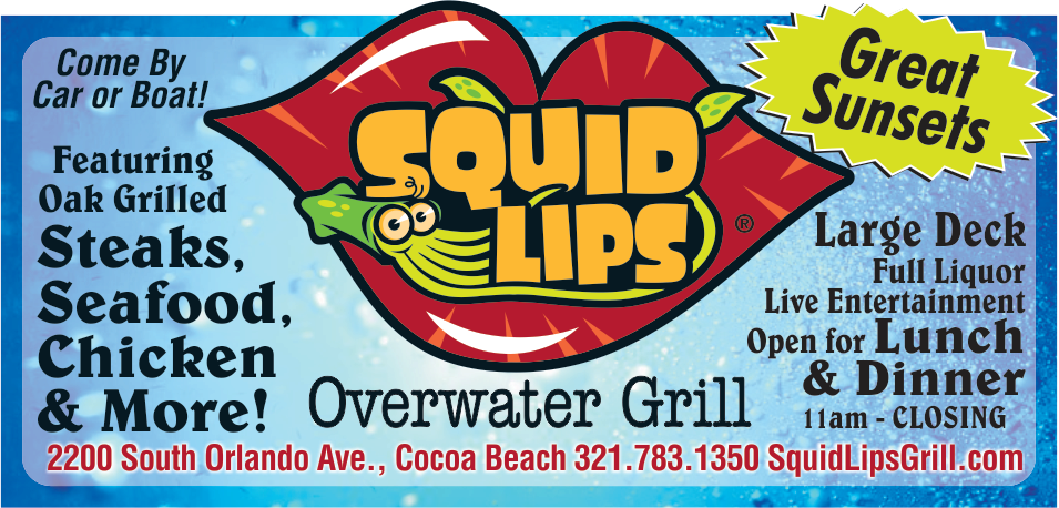 Squid Lips Overwater Grill Print Ad