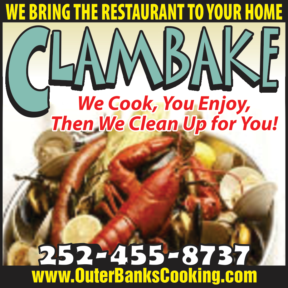 Outer Banks Clambake Print Ad