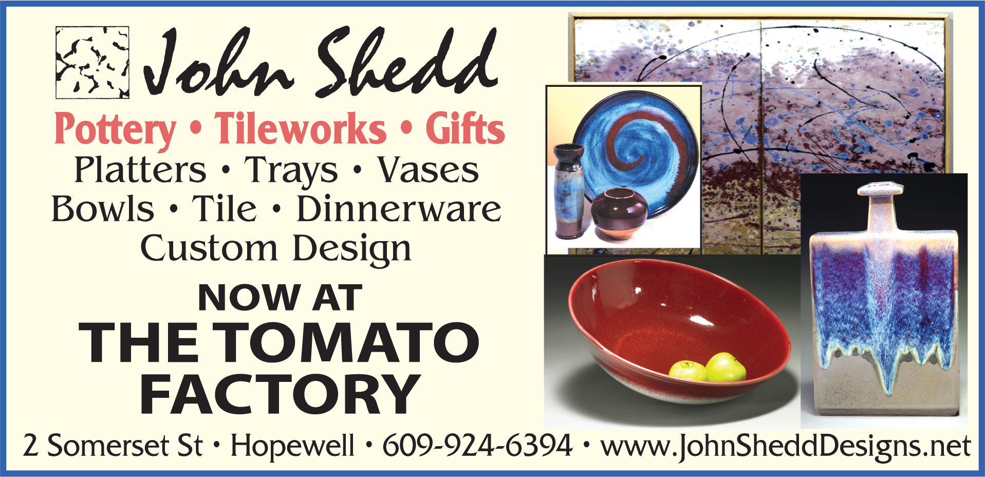 John Shedd Pottery Print Ad