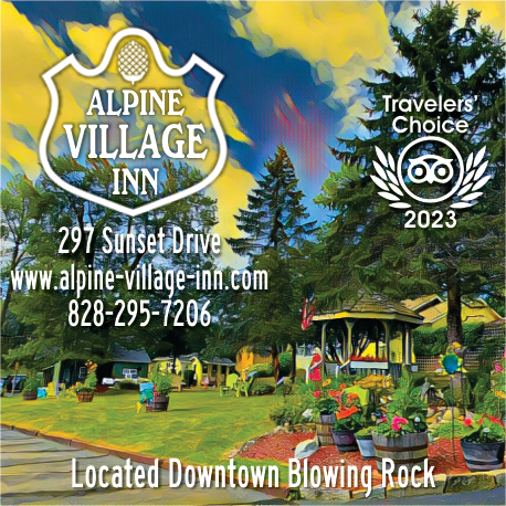 Alpine Village Inn  Print Ad