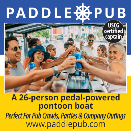 Paddle Pub Cocoa Beach Print Ad