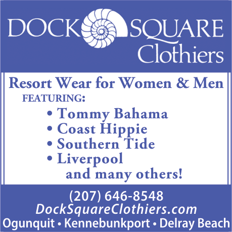 Dock Square Clothiers Print Ad