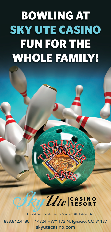 Sky Ute Casino Bowling  Print Ad
