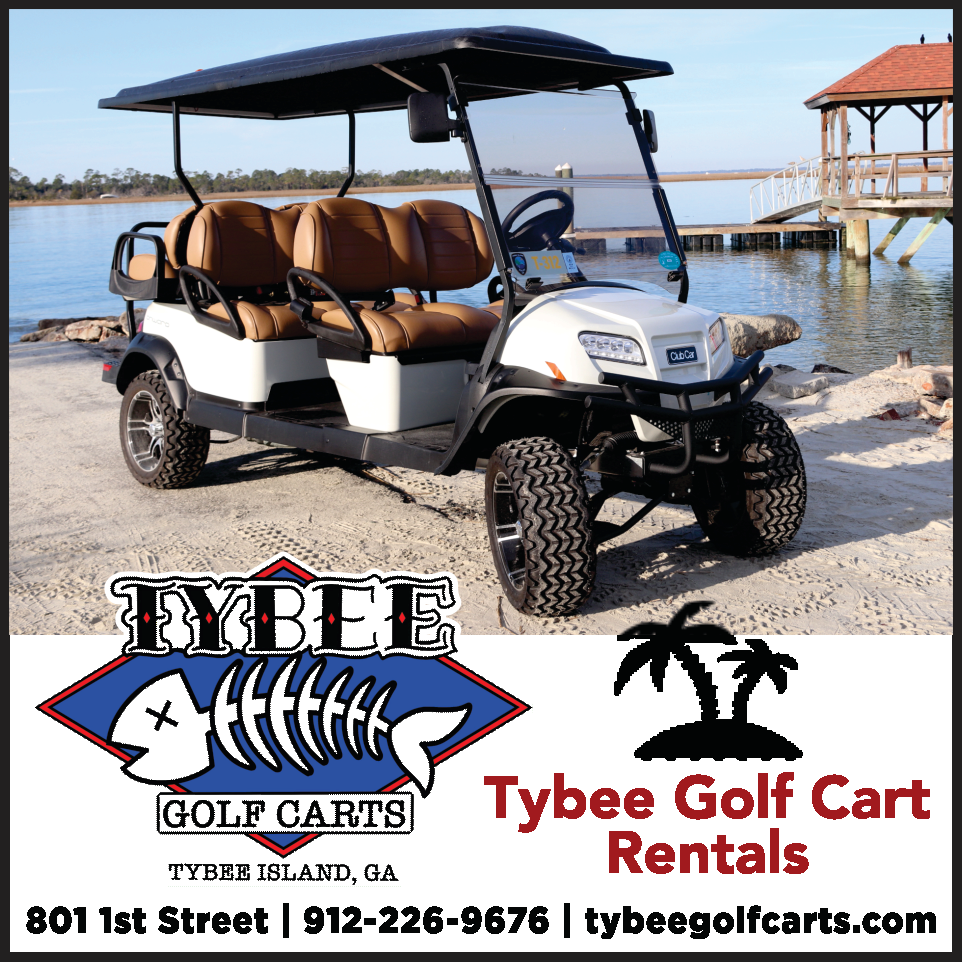 Tybee Golf Carts Print Ad