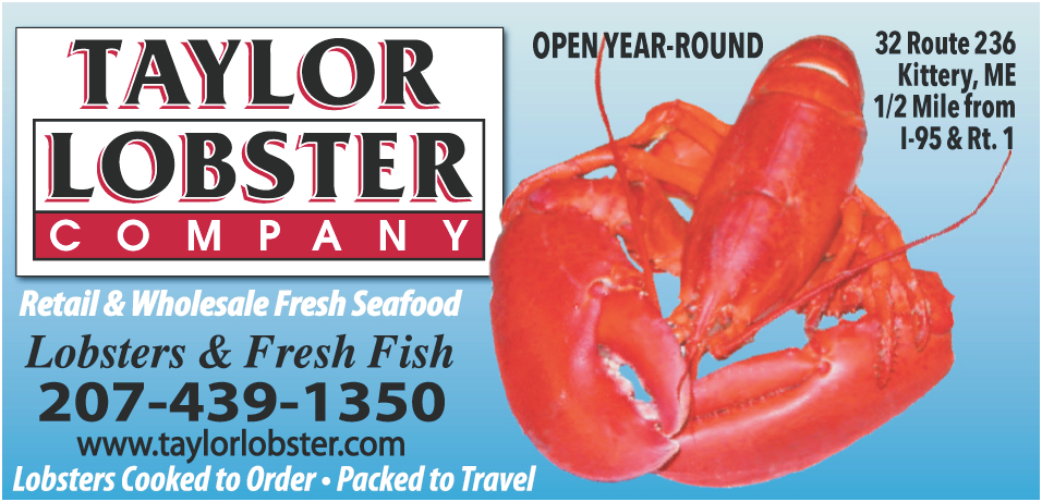 Taylor Lobster Company Seafood Market Print Ad