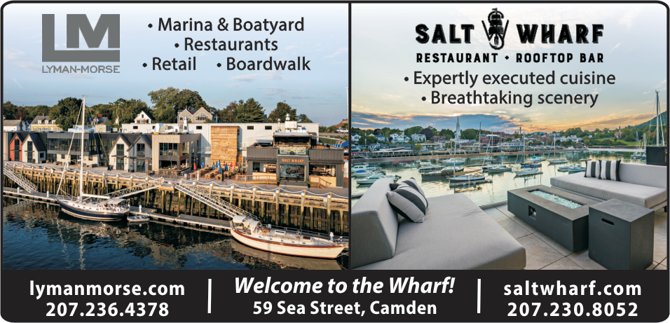 Lyman Morse Marina, Boatyard & Restaurants Print Ad