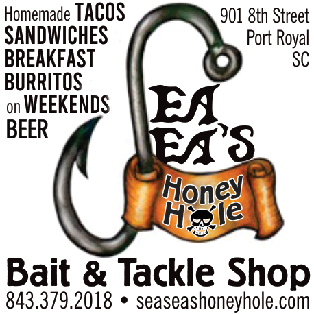 Sea Sea's Honey Hole Bait and Tackle Shop Print Ad